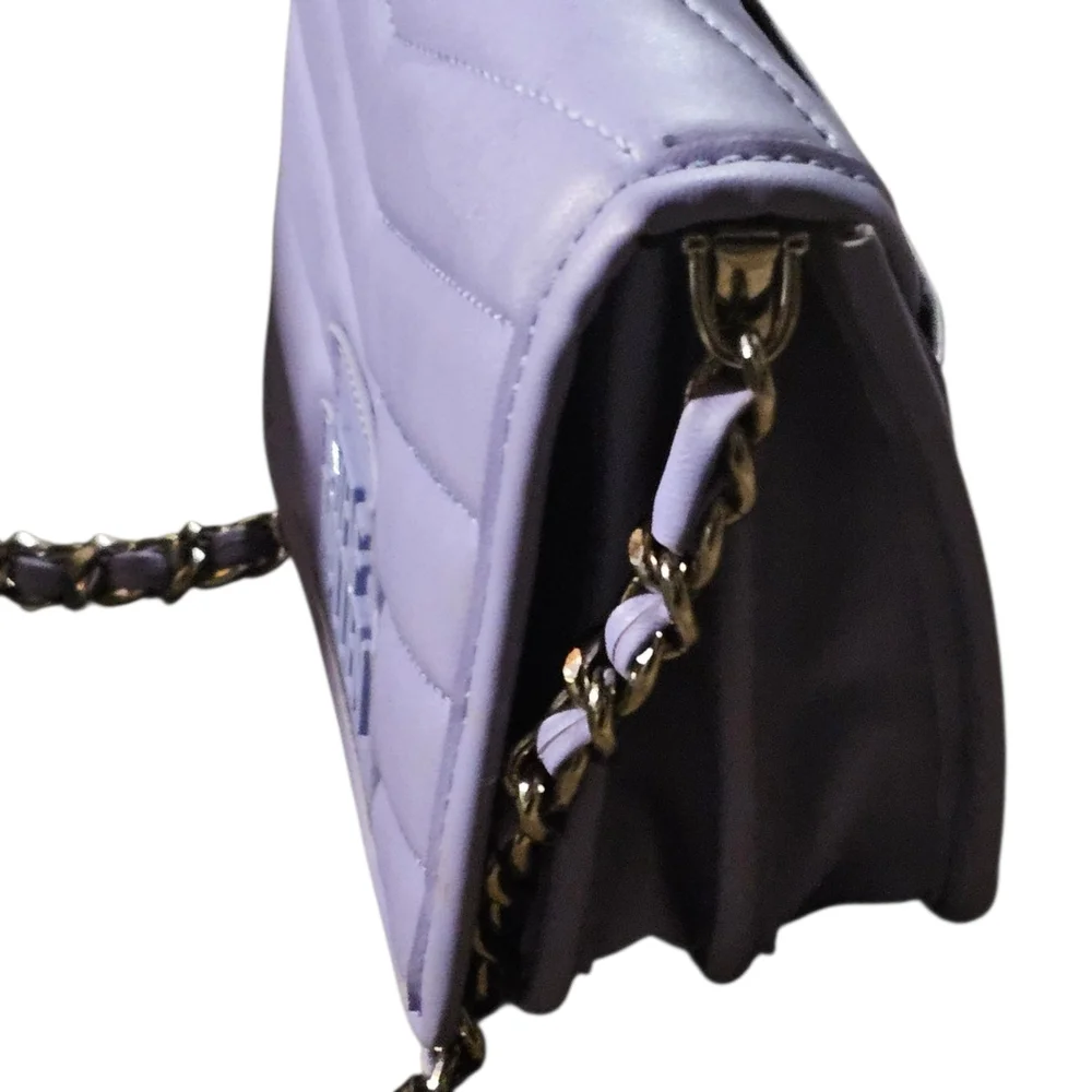 Steve Madden Light Purple Quilted Crossbody/Shoulder - Picture 6 of 6